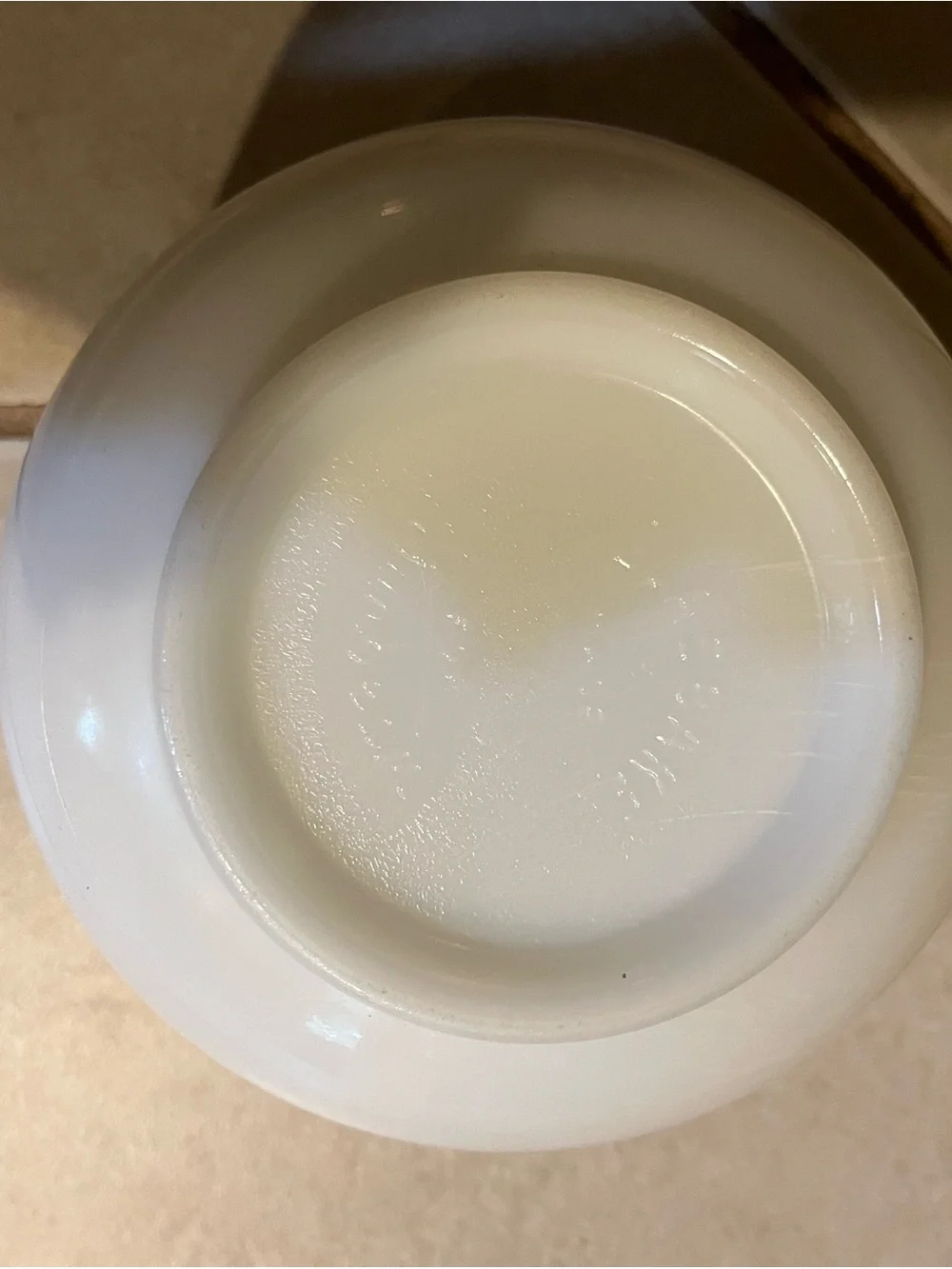 Glasbake mixing bowl
